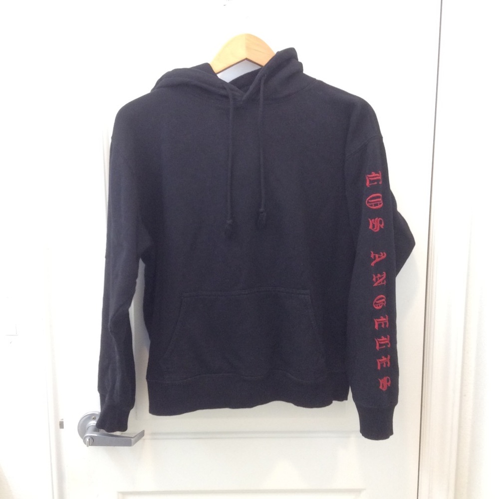 BM Hoodie with LA sleeve detail